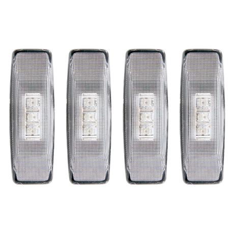 Anzo USA Clear LED Fender Lights 94-02 Dodge Ram Dually